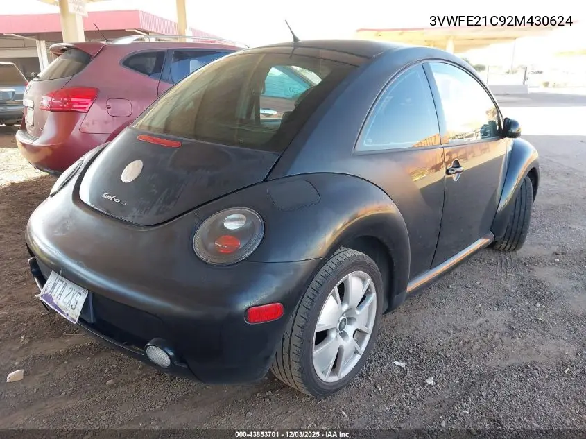 3VWFE21C92M430624 2002 Volkswagen New Beetle Turbo S