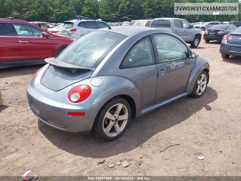 3VWSW31CX6M420708 2006 Volkswagen New Beetle 2.5