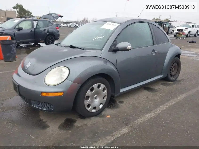 3VWEG31C87M508913 2007 Volkswagen New Beetle 2.5