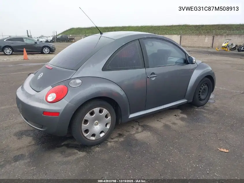 3VWEG31C87M508913 2007 Volkswagen New Beetle 2.5