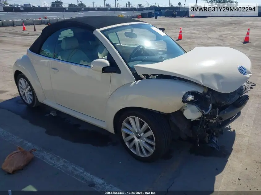 3VWRG31Y29M402294 2009 Volkswagen New Beetle 2.5L