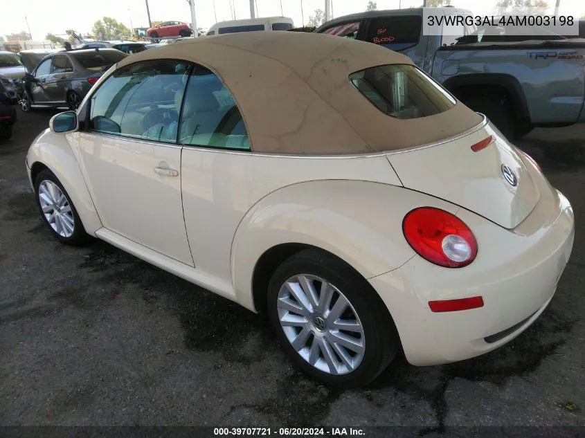 3VWRG3AL4AM003198 2010 Volkswagen New Beetle 2.5L