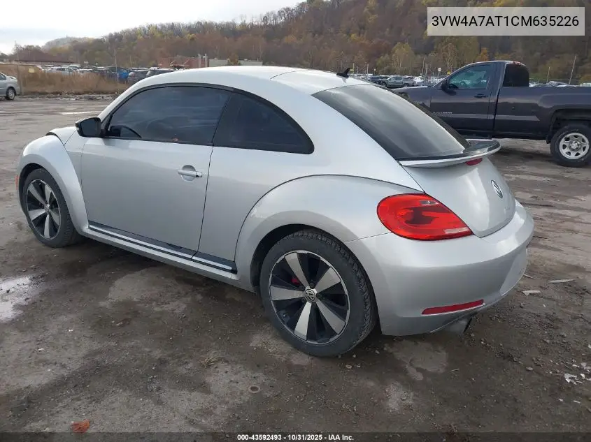 3VW4A7AT1CM635226 2012 Volkswagen Beetle 2.0T