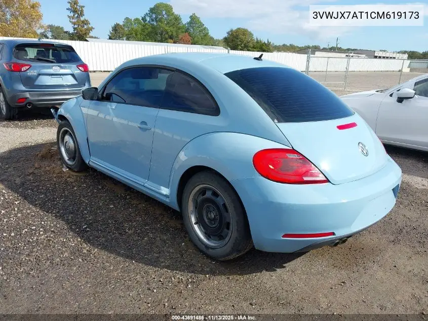 3VWJX7AT1CM619173 2012 Volkswagen Beetle 2.5L
