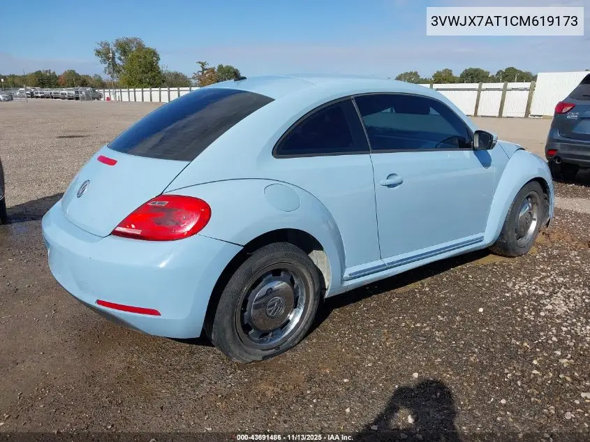 3VWJX7AT1CM619173 2012 Volkswagen Beetle 2.5L