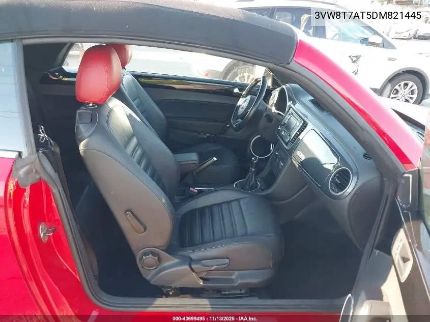 3VW8T7AT5DM821445 2013 Volkswagen Beetle 2.0T