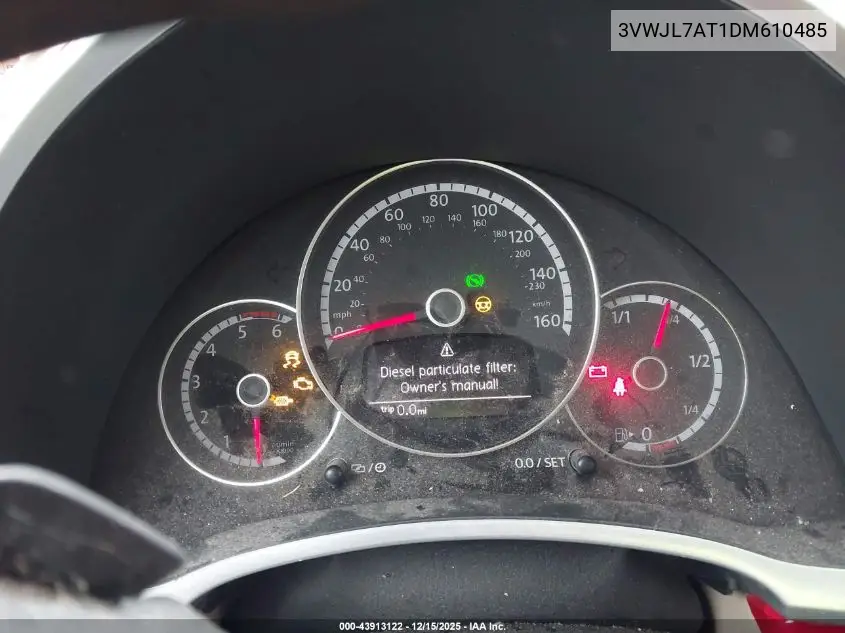 3VWJL7AT1DM610485 2013 Volkswagen Beetle 2.0L Tdi