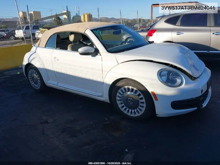 3VW517AT3EM824046 2014 Volkswagen Beetle 1.8T
