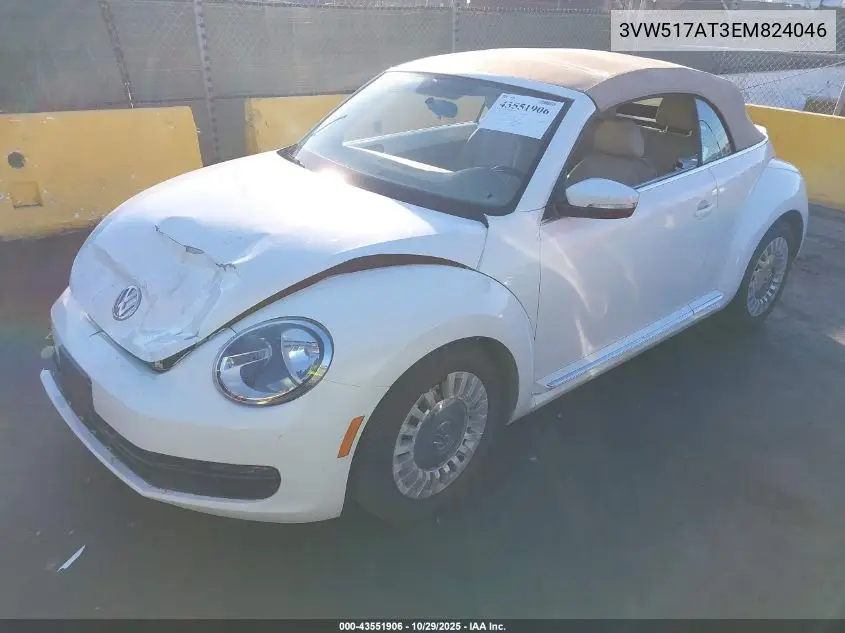 3VW517AT3EM824046 2014 Volkswagen Beetle 1.8T