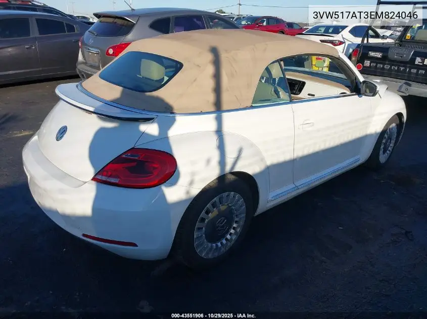 3VW517AT3EM824046 2014 Volkswagen Beetle 1.8T