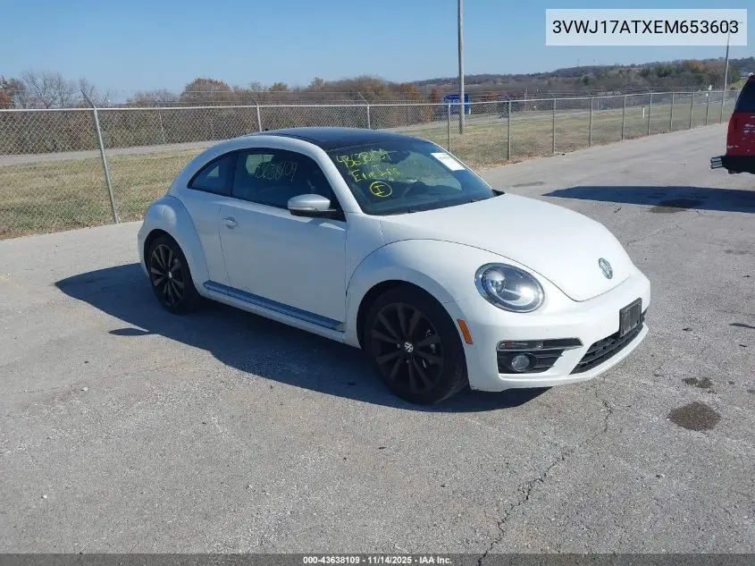 3VWJ17ATXEM653603 2014 Volkswagen Beetle 1.8T