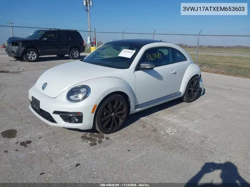 3VWJ17ATXEM653603 2014 Volkswagen Beetle 1.8T