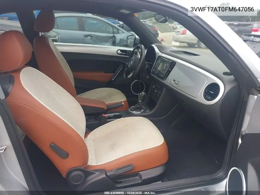 3VWF17AT0FM647056 2015 Volkswagen Beetle 1.8T Classic