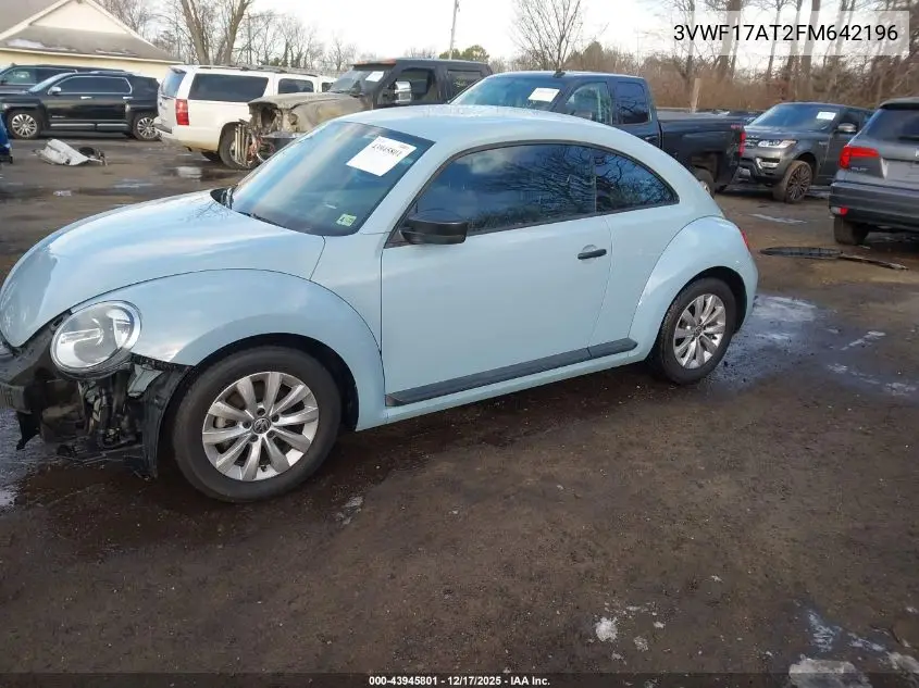 3VWF17AT2FM642196 2015 Volkswagen Beetle 1.8T Fleet Edition