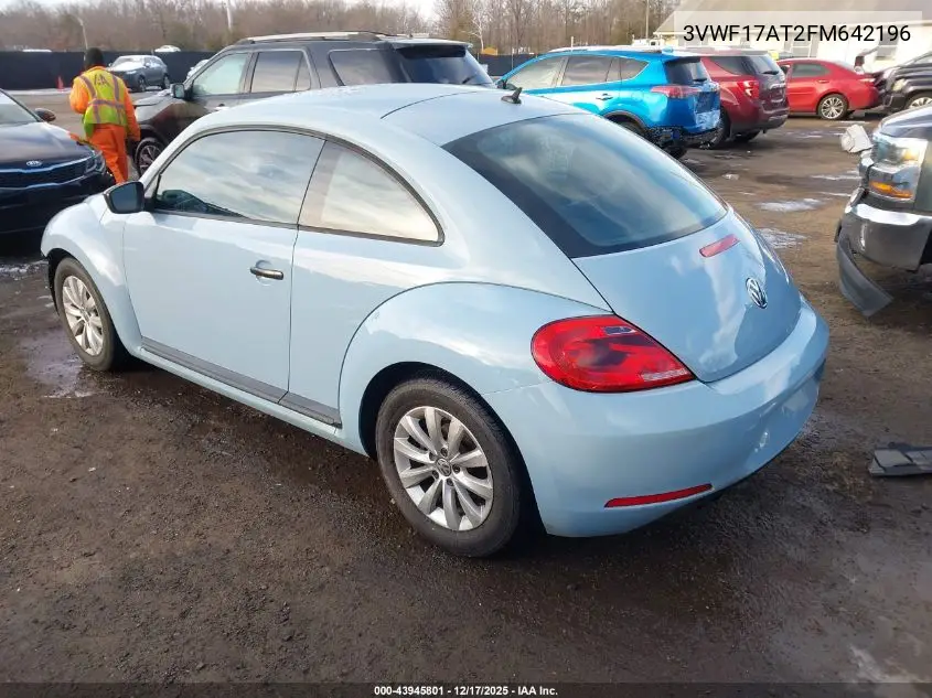 3VWF17AT2FM642196 2015 Volkswagen Beetle 1.8T Fleet Edition