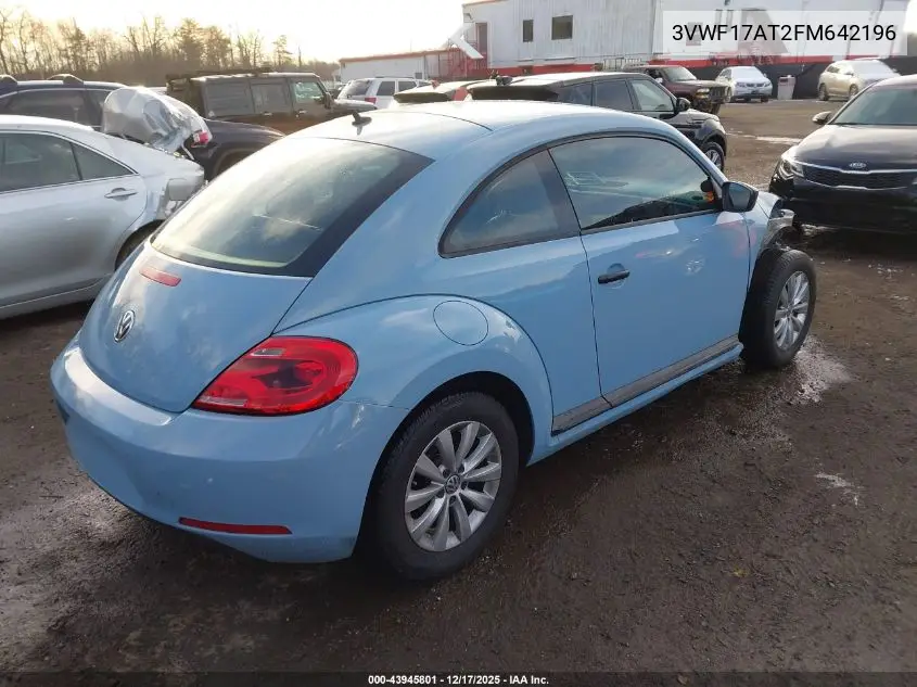 3VWF17AT2FM642196 2015 Volkswagen Beetle 1.8T Fleet Edition