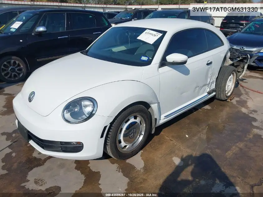 3VWF17AT0GM631330 2016 Volkswagen Beetle 1.8T Classic