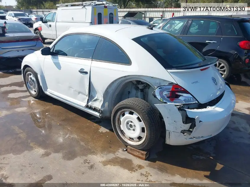 3VWF17AT0GM631330 2016 Volkswagen Beetle 1.8T Classic