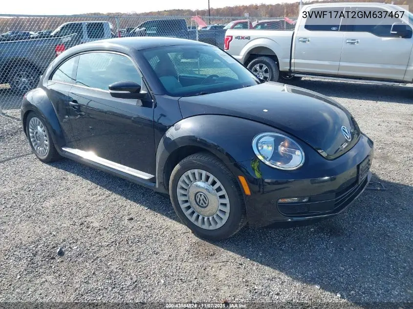 3VWF17AT2GM637467 2016 Volkswagen Beetle 1.8T Classic