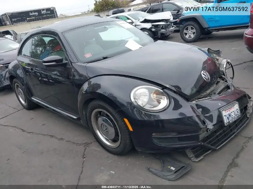 3VWF17AT5GM637592 2016 Volkswagen Beetle 1.8T Classic