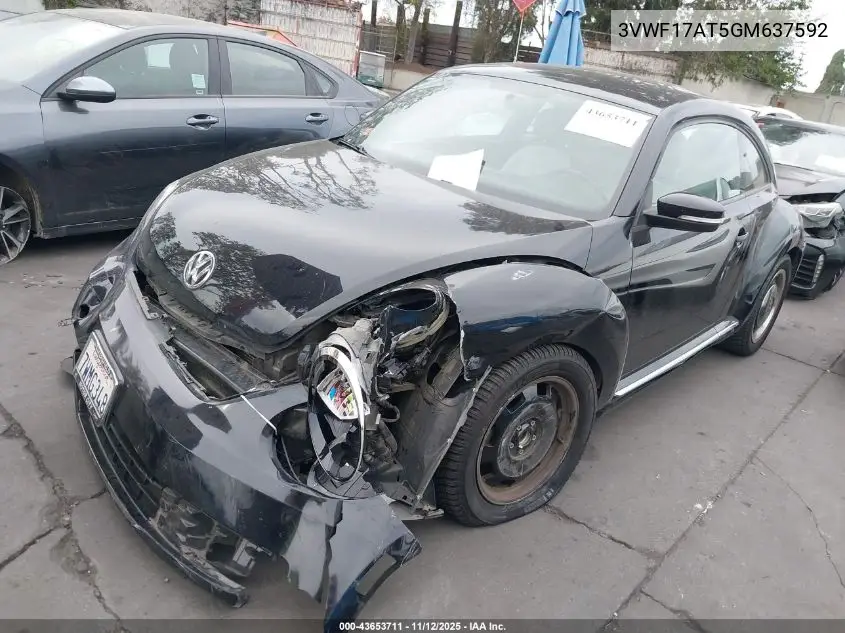 3VWF17AT5GM637592 2016 Volkswagen Beetle 1.8T Classic