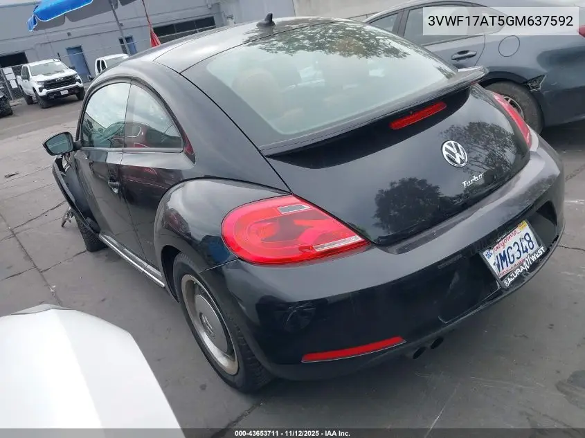 3VWF17AT5GM637592 2016 Volkswagen Beetle 1.8T Classic