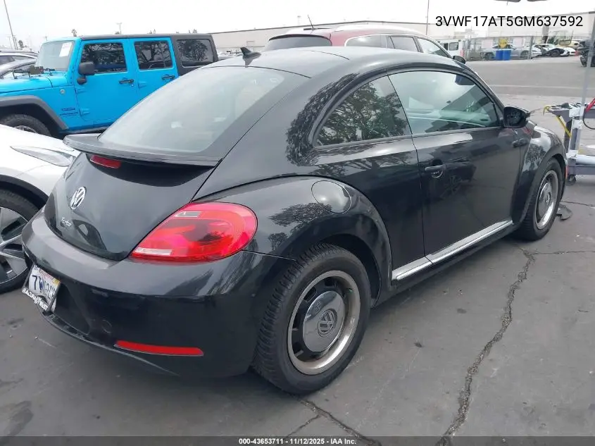 3VWF17AT5GM637592 2016 Volkswagen Beetle 1.8T Classic