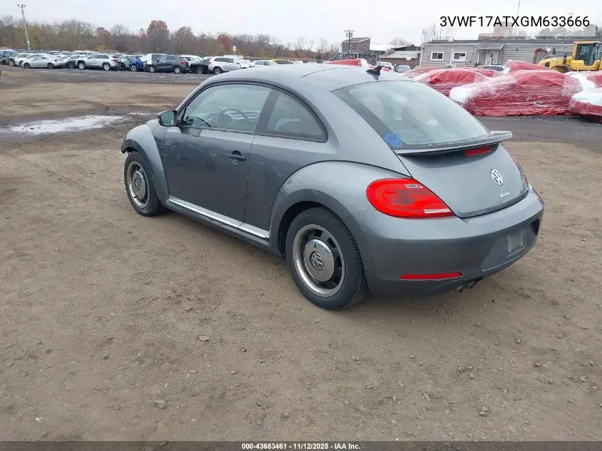 3VWF17ATXGM633666 2016 Volkswagen Beetle 1.8T Classic
