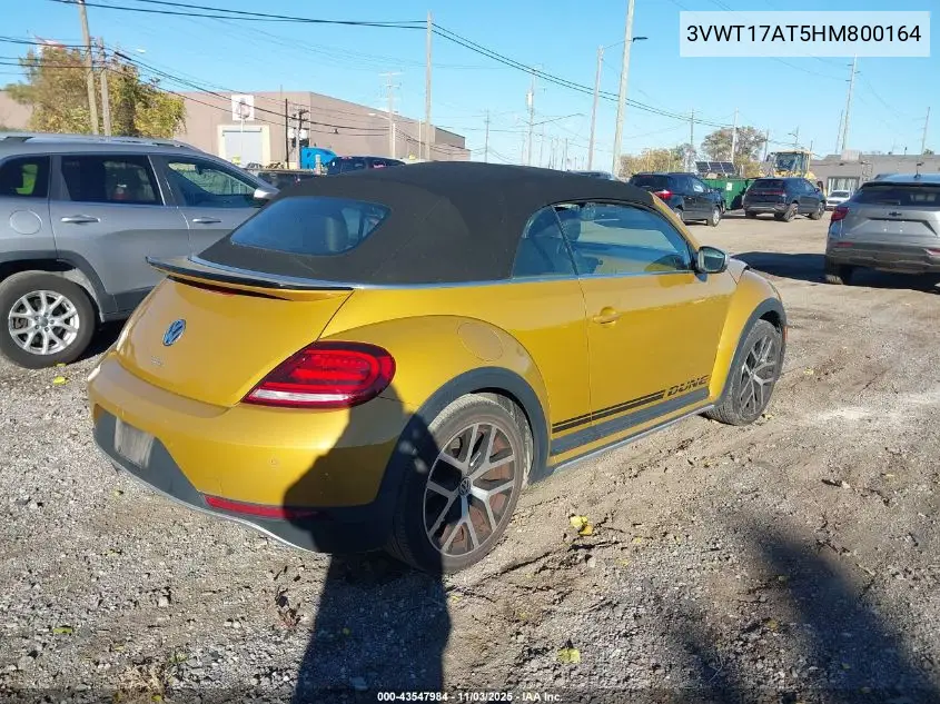 3VWT17AT5HM800164 2017 Volkswagen Beetle 1.8T Dune