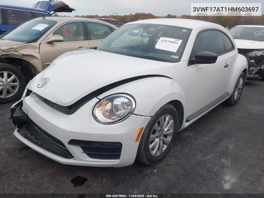 3VWF17AT1HM603697 2017 Volkswagen Beetle 1.8T S
