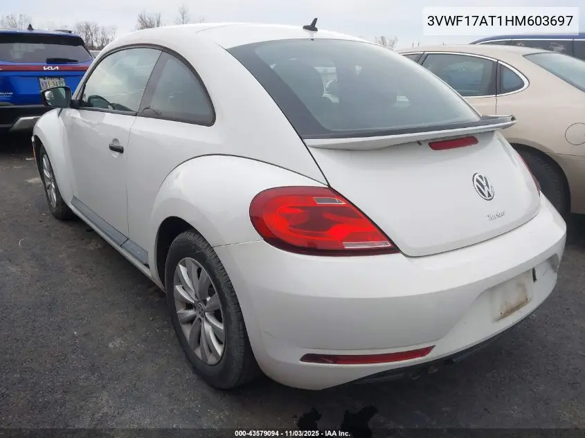 3VWF17AT1HM603697 2017 Volkswagen Beetle 1.8T S