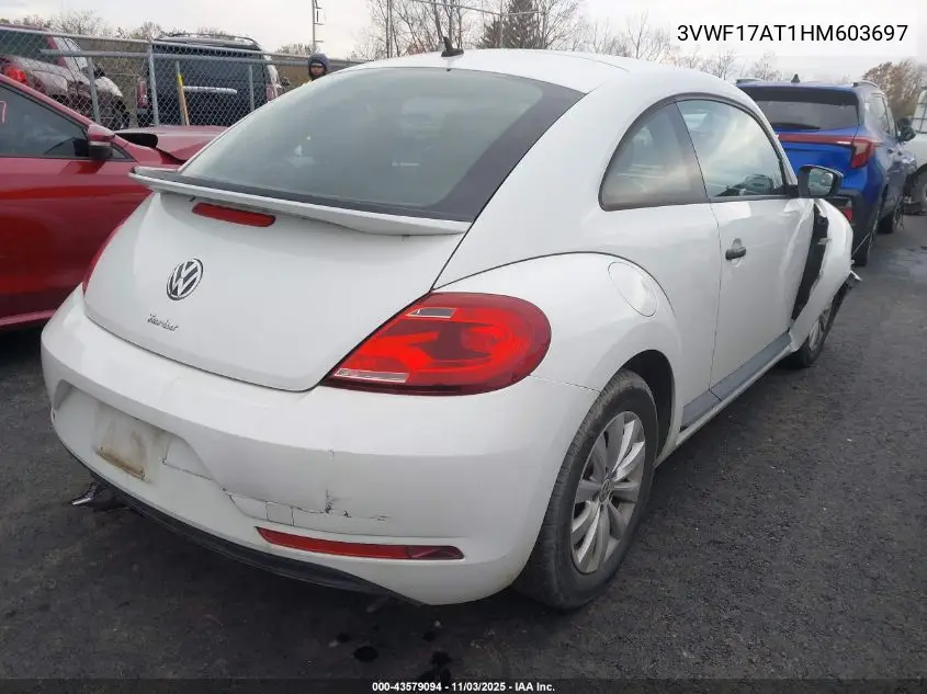 3VWF17AT1HM603697 2017 Volkswagen Beetle 1.8T S