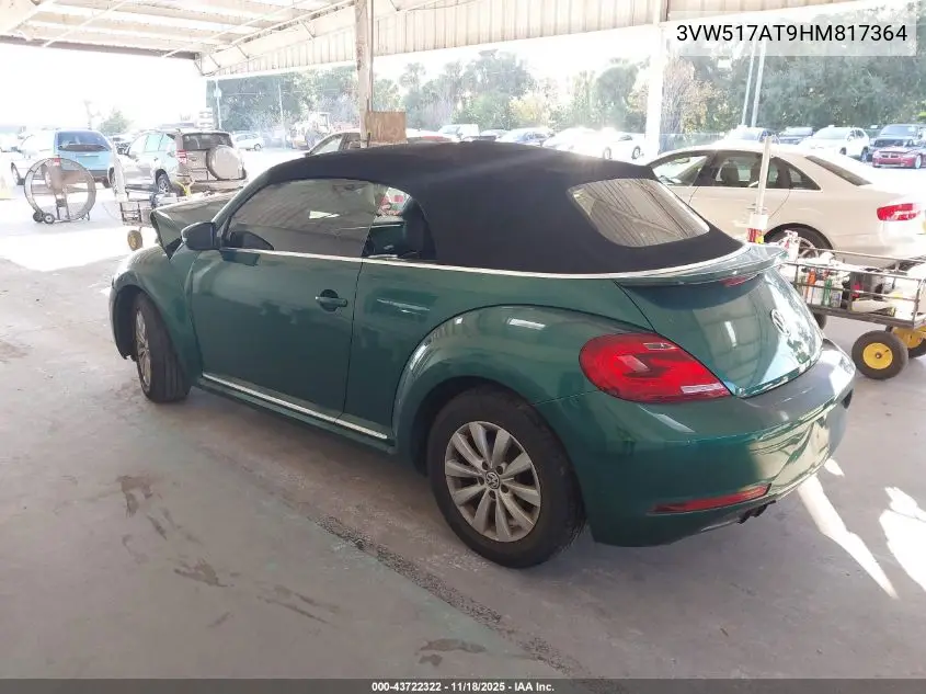 3VW517AT9HM817364 2017 Volkswagen Beetle #Pinkbeetle/1.8T Classic/1.8T S/1.8T Se/1.8T Sel