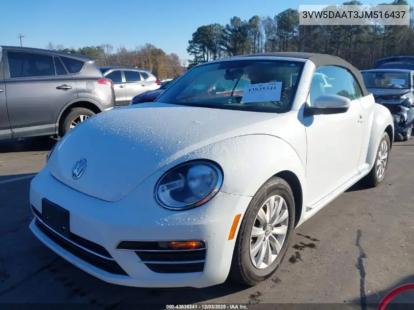 3VW5DAAT3JM516437 2018 Volkswagen Beetle
