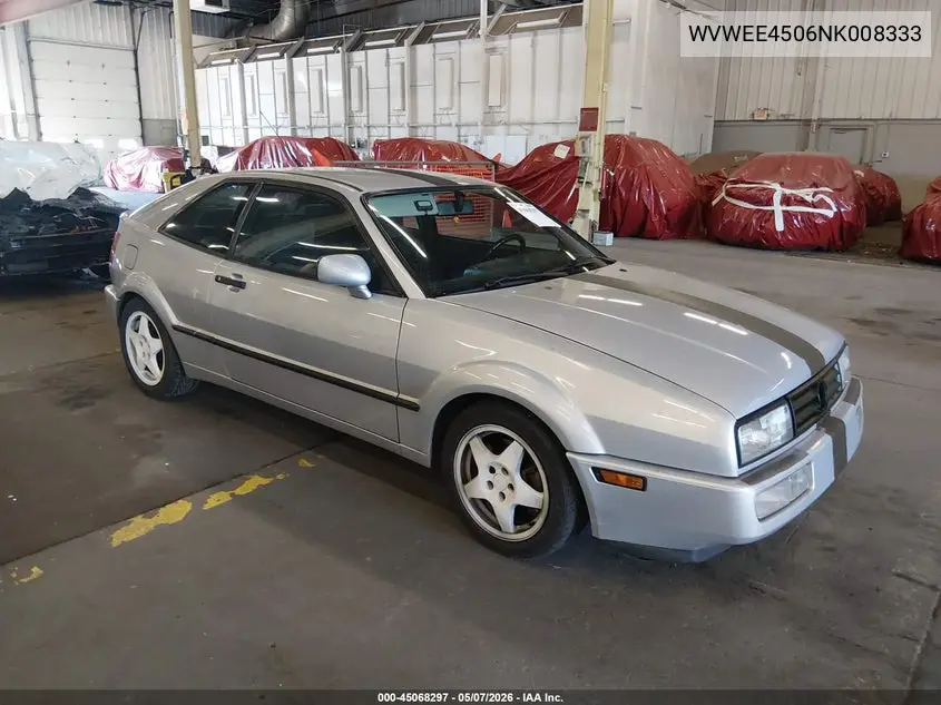 1992 Volkswagen Corrado Slc VIN: WVWEE4506NK008333 Lot: 45068297