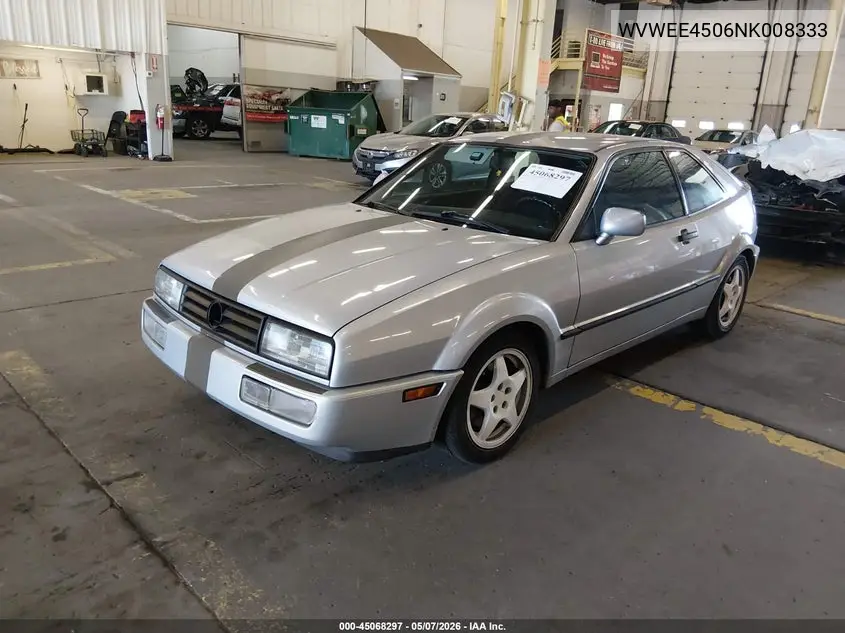 1992 Volkswagen Corrado Slc VIN: WVWEE4506NK008333 Lot: 45068297