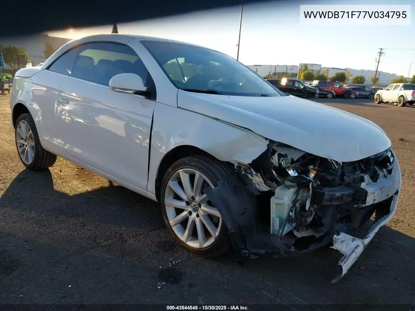 WVWDB71F77V034795 2007 Volkswagen Eos 3.2L