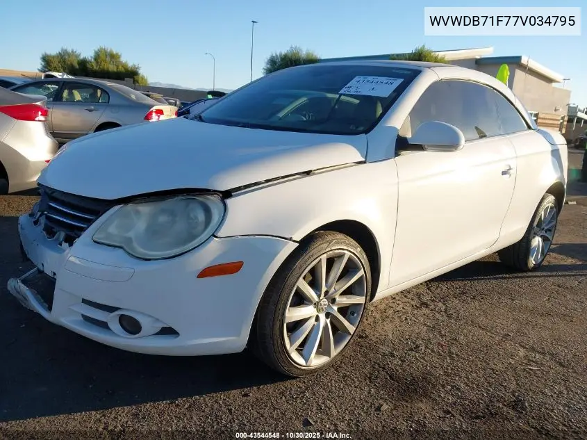 WVWDB71F77V034795 2007 Volkswagen Eos 3.2L