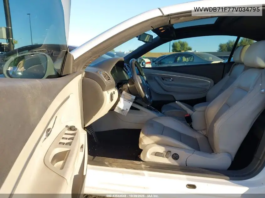 WVWDB71F77V034795 2007 Volkswagen Eos 3.2L