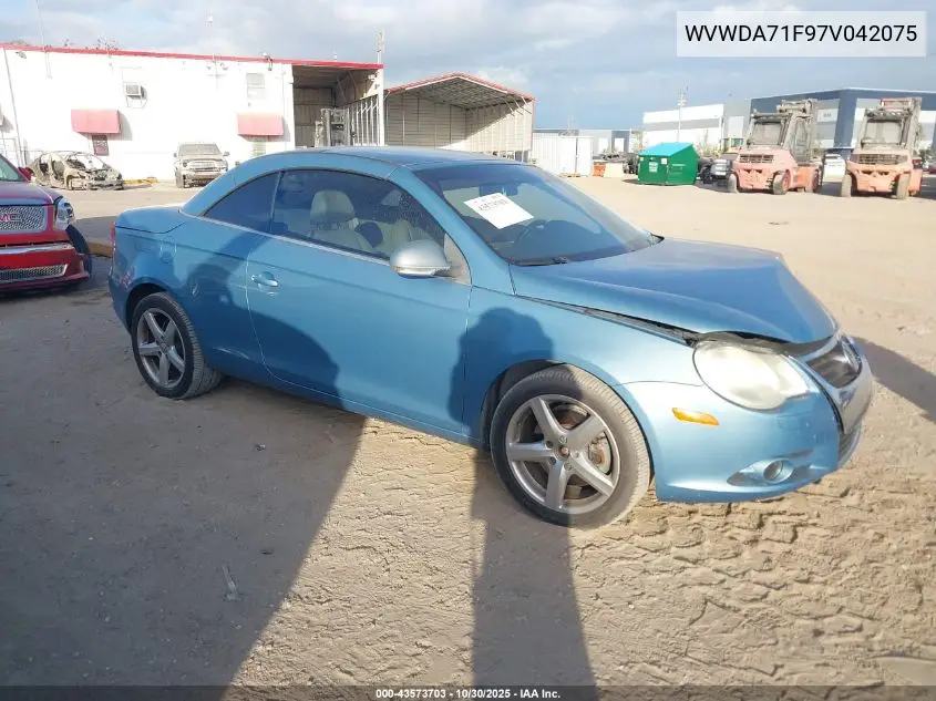 WVWDA71F97V042075 2007 Volkswagen Eos 2.0T