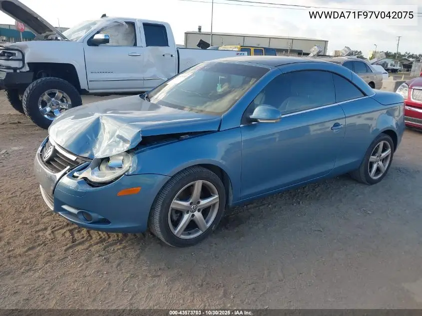 WVWDA71F97V042075 2007 Volkswagen Eos 2.0T