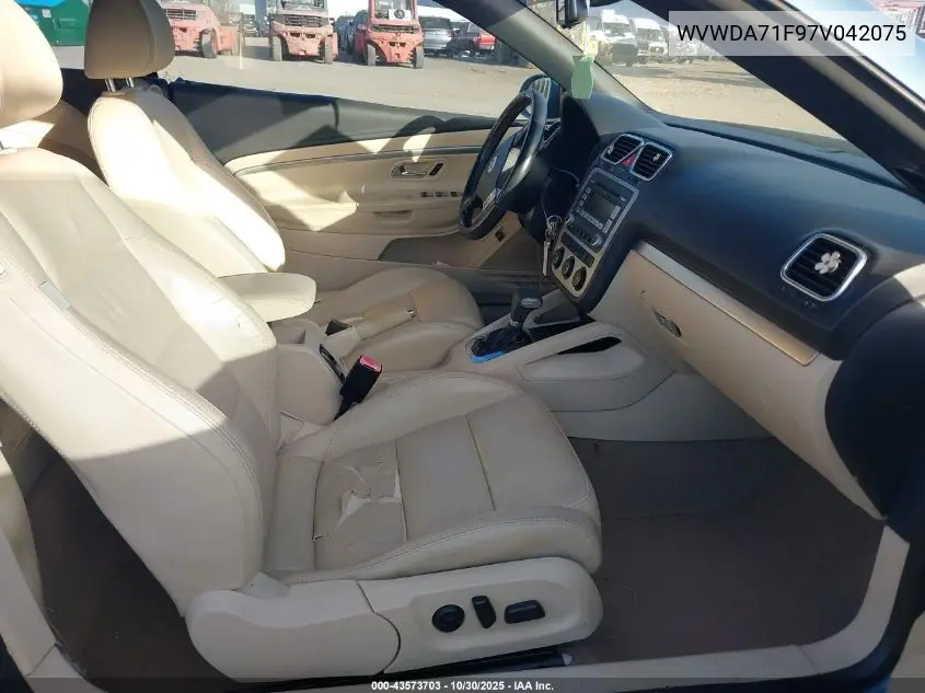 WVWDA71F97V042075 2007 Volkswagen Eos 2.0T