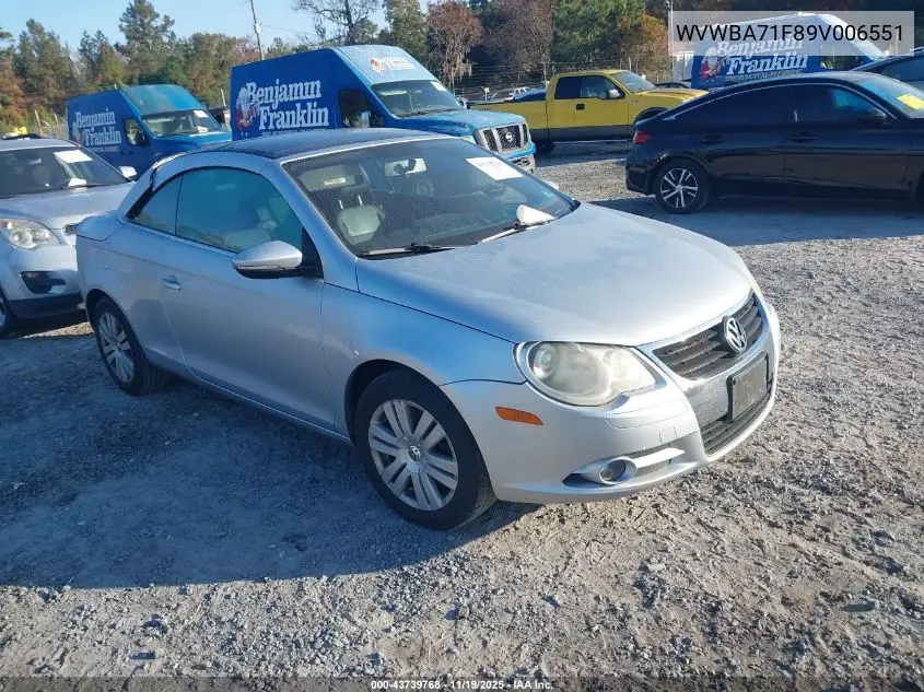 WVWBA71F89V006551 2009 Volkswagen Eos Komfort