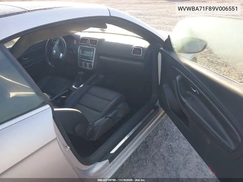 WVWBA71F89V006551 2009 Volkswagen Eos Komfort