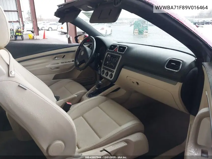 WVWBA71F89V016464 2009 Volkswagen Eos Komfort