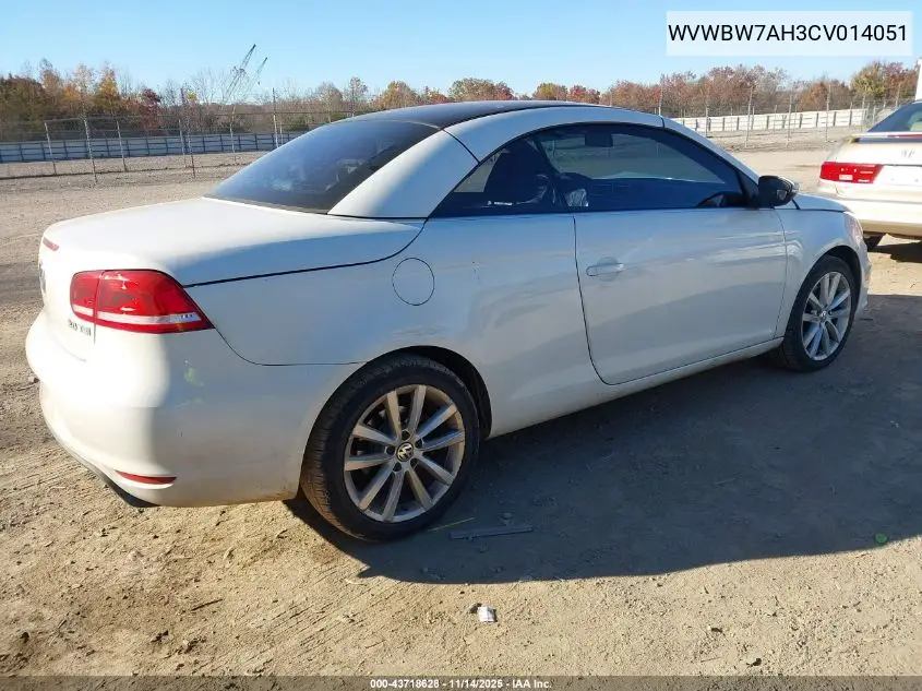 WVWBW7AH3CV014051 2012 Volkswagen Eos Komfort