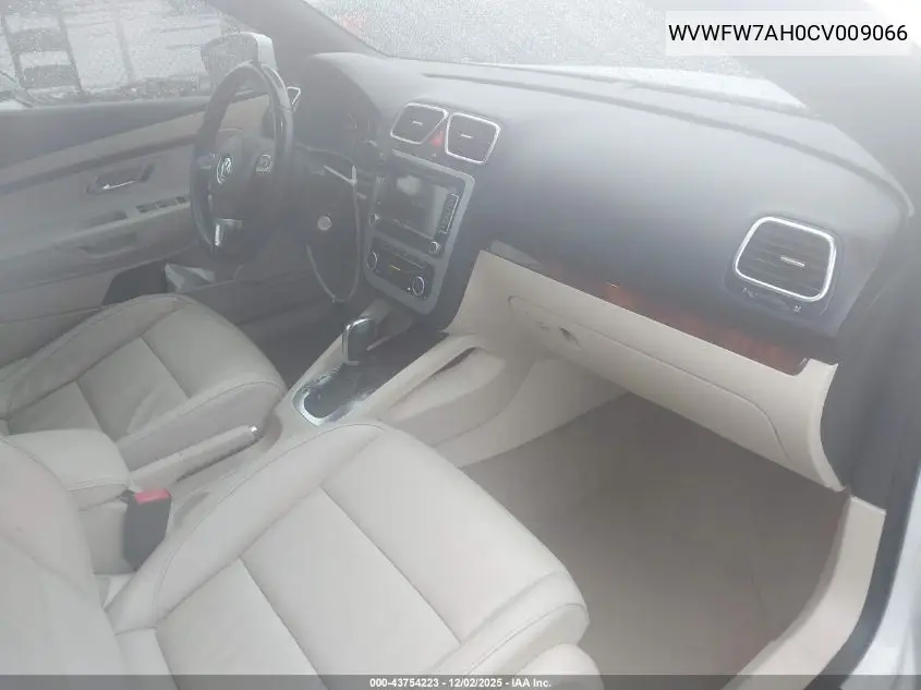 WVWFW7AH0CV009066 2012 Volkswagen Eos Executive
