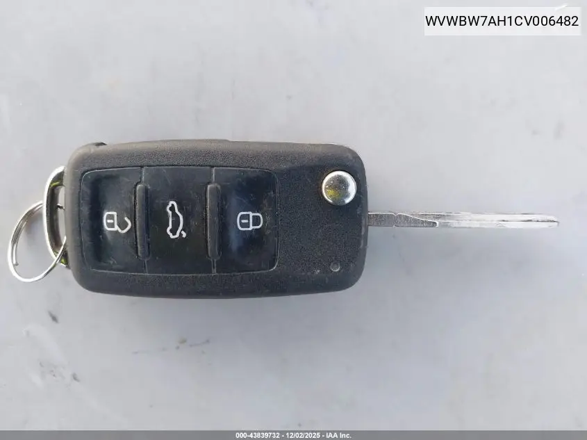 WVWBW7AH1CV006482 2012 Volkswagen Eos Komfort