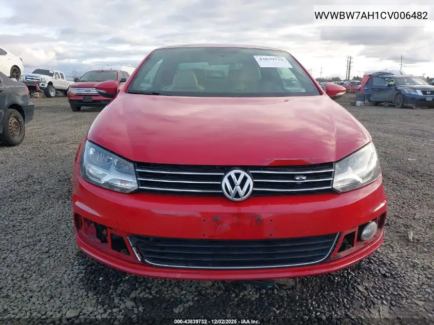 WVWBW7AH1CV006482 2012 Volkswagen Eos Komfort