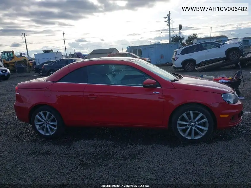 WVWBW7AH1CV006482 2012 Volkswagen Eos Komfort